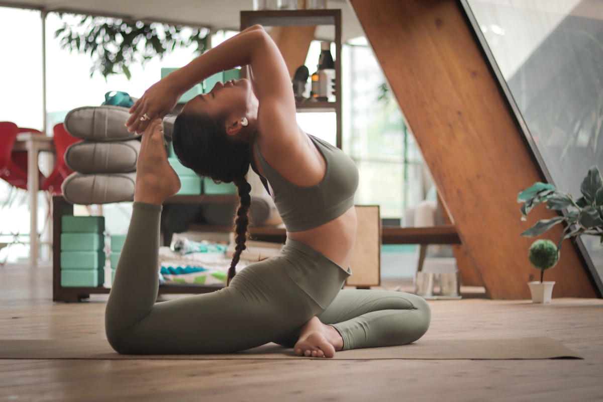 Office desk stretching for flexibility and tension relief